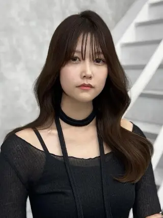 ロング むっち〜/ケアカラー /似合わせcutのヘアスタイル