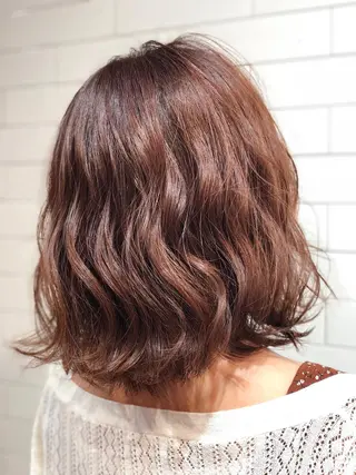 ショート カラー 🤍髪質改善➕透明感 カラー🤍川上葵のヘアスタイル