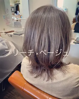 ミディアム 高崎 絵里子のヘアスタイル