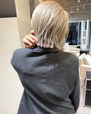 ショート ボブ/パーマ 代表　岡　大斗のヘアスタイル