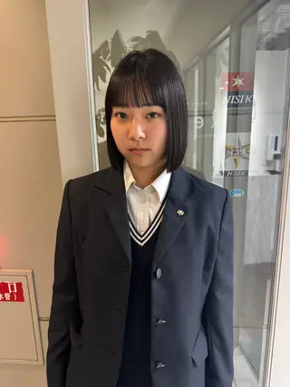 ショート ヘアアレンジ umu.［韓国ヘア /ダウンパーマ］のヘアスタイル