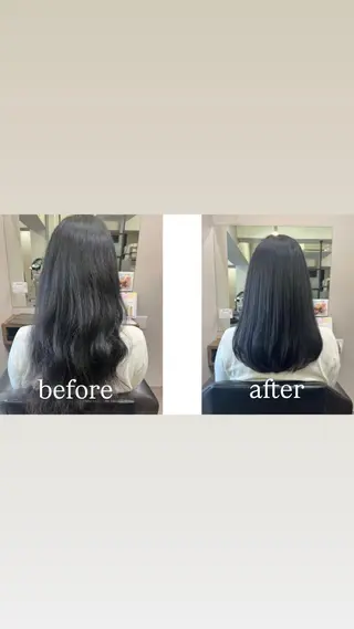 ロング 骨格/顔型/パーソナ ルカラー診断/中野のヘアスタイル