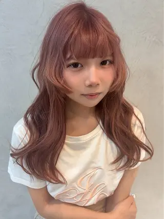 カラー 🍒るい🍒ブリーチ モデル様募集中🌟のヘアスタイル