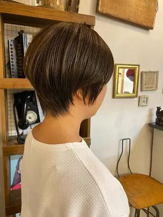 ショート sea's所属・ヒラカホ/矢場町/ ブリーチ/似合わせのヘアスタイル