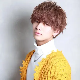 ショート カラー メンズ 超有名店から独立/ メンズ特化/ジンのヘアスタイル