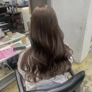 ロング カラー ヘアアレンジ 💗💗韓国レイヤー yu-ki💗💗のヘアスタイル