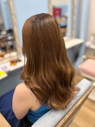 ロング カラー ヘアアレンジ ナギサ 🐶のヘアスタイル