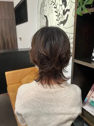 ショート デジタルパーマ 加藤園のヘアスタイル