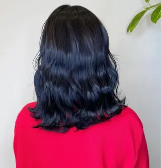 ミディアム LINE.ai所属・mei／周南 ／ぷつっと／レイヤーのヘアスタイル