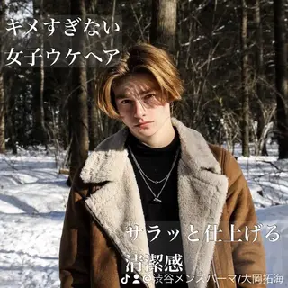 パーマ メンズ 渋谷/メンズパーマ 大岡拓海のヘアスタイル