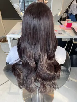 ロング 透明感艶カラー/縮毛 矯正💎/miuのヘアスタイル