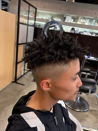 パーマ メンズ HAIR＆BEAUTY美庵所属・パーマ特化美容師 ナガイのヘアスタイル