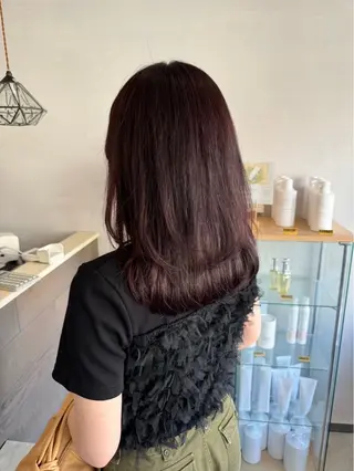 セミロング カラー 榊原 朋香のヘアスタイル