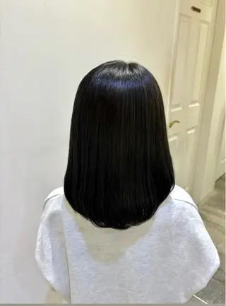 セミロング カラー 🎀透明感カラー🎀 ヘアメ／mikotoのヘアスタイル