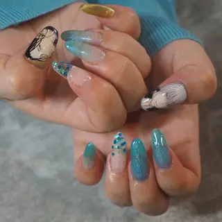 ネイル glaNje 福光のネイルデザイン