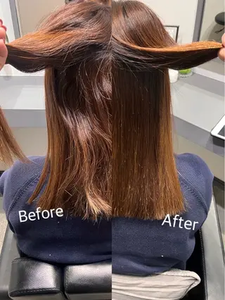 ミディアム パーマ 堀越 エリのヘアスタイル