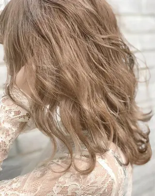 ミディアム カラー 髪質改善カラー✨質感 ショート✨石山航のヘアスタイル