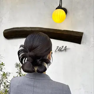 ロング ZAZA Wakaのヘアスタイル