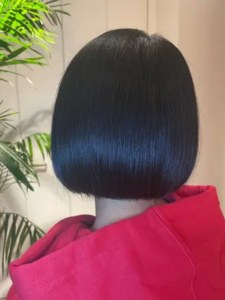 ショート diar湘南台店所属・ふくだももこ🍑 つるっとボブのヘアスタイル