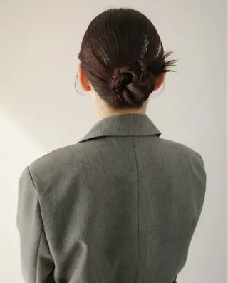 カラー ヘアアレンジ 森田遥奈/透明感カラ ー/似合わせカットのヘアスタイル