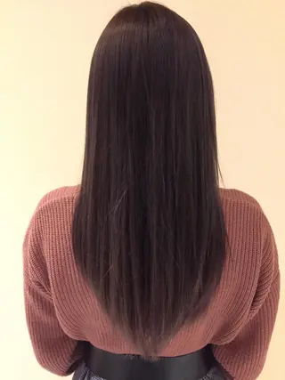 ロング カラー いしだ みさきのヘアスタイル