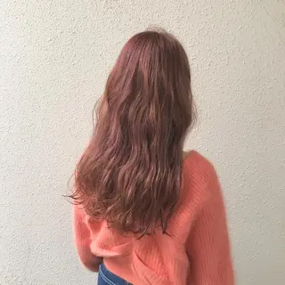 セミロング カラー インナーカラー/天神 ブリーチ/吉田のヘアスタイル