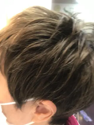 ショート パーマ 桧山 真のヘアスタイル