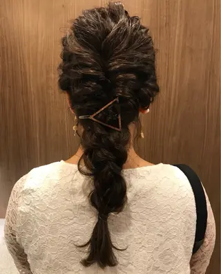 ロング 岩本 理沙のヘアスタイル