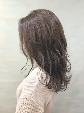 セミロング カラー ヘアアレンジ BonD hairのヘアスタイル