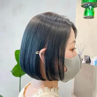 ショート カラー DEAN所属・KEIGO/パーマ ハイトーン/DEANのヘアスタイル