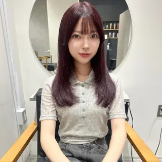 ロング AI TOKYO　S所属・mizuki 【韓国レイヤー】のヘアスタイル