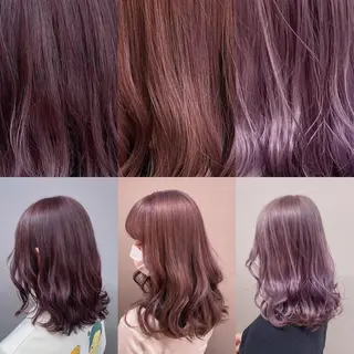 ロング EMIL/上野駅近 /ブリーチ縮毛矯正のヘアスタイル