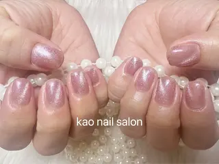 ネイル kao nail マグネット/長さだしのネイルデザイン