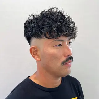パーマ メンズ 押上/ショート・ボブ /パーマ/山口卓朗のヘアスタイル