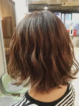 ショート カラー パーマ 代表 中島貴志のヘアスタイル