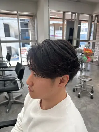 パーマ メンズ メンズ特化✨️ 韓国風パーマ🔥一八のヘアスタイル