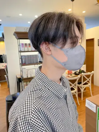 ショート カラー 髪質改善/ブリーチ 田代 龍我のヘアスタイル