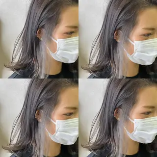 セミロング 亀川蓮 Agu hairのヘアスタイル