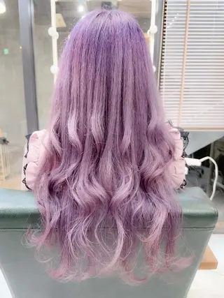 ロング ヘアアレンジ カラー 𝐑𝐈𝐍𝐊𝐀 🌷のヘアスタイル