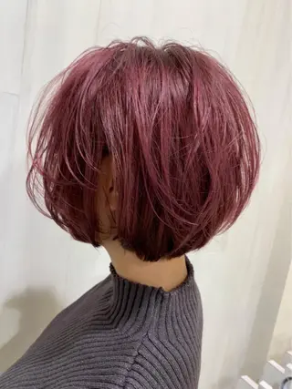 ショート カラー ORO塚口店所属・高島 玄のヘアスタイル