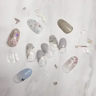 ネイル ネイルPetit Ribbonのネイルデザイン