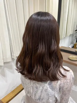 ミディアム 室谷 ゆりあのヘアスタイル