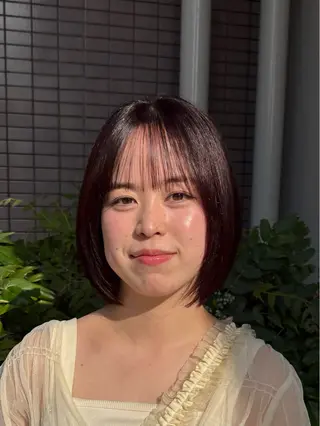 ミディアム カラー BUSH所属・BUSH なかじませりなのヘアスタイル