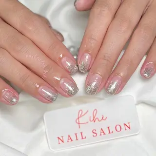 ネイル ユリ🎀長さだし/ パラジェル/持ち込みのネイルデザイン