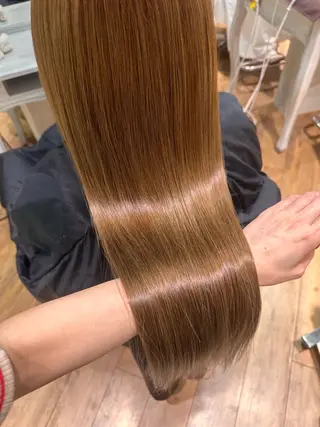 ロング カラー 🧸プルエクステ❤︎ ネイルKAO🧸のヘアスタイル