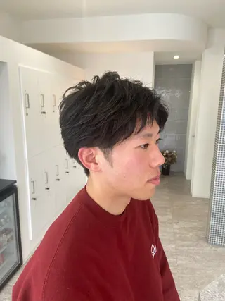 ショート メンズ 福田 文太のヘアスタイル