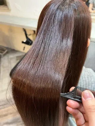 ロング カラー 若泉 瀬菜のヘアスタイル