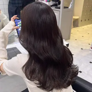 カラー ロング 肌なじみベージュ 🦋azu🦋のヘアスタイル