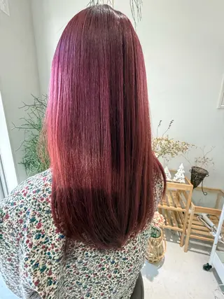 ミディアム カラー 🎀花屋併設サロン 荘司まゆり🎀のヘアスタイル