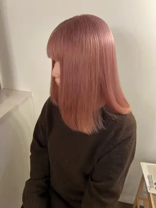 セミロング ココルアナ 豊中美容室のヘアスタイル